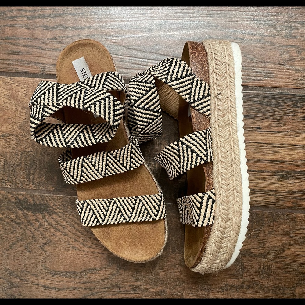 Steve Madden Kimmie - black and white